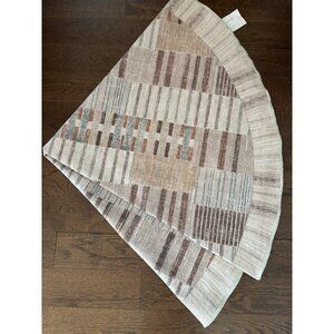 Ruggable Selene Neutral Multicolor Flatwoven Rug 6’ Round Browns NO Pad